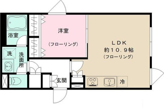 【間取り】 | PIENZA　中野新橋 | 間取りです。