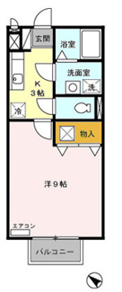 【間取り】 | サンハイムカワムラB