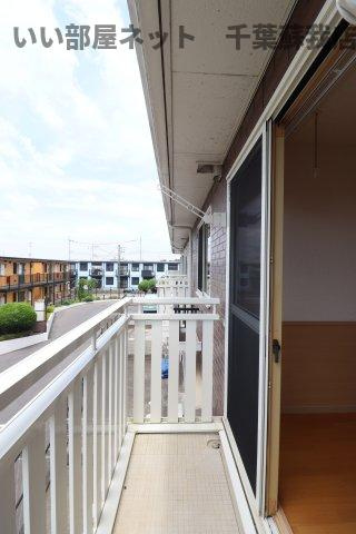 グランコートJAのバルコニー|陽当たり良好なバルコニーです