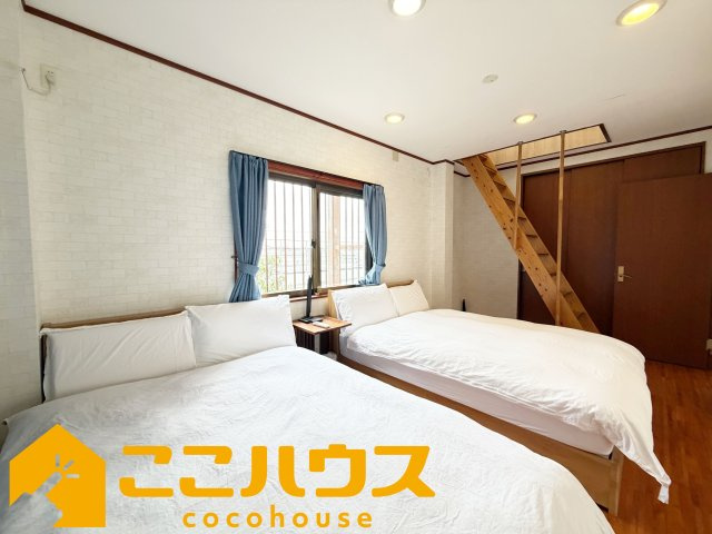 恩納村谷茶　中古一戸建ての洋室|大人数の利用可◎