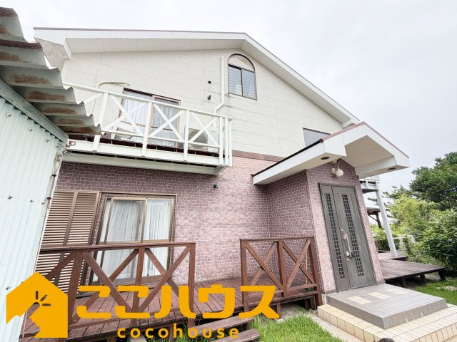 恩納村谷茶　中古一戸建てのバルコニー|ウッドデッキ