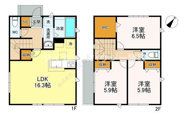 ファミエ寒川の間取り