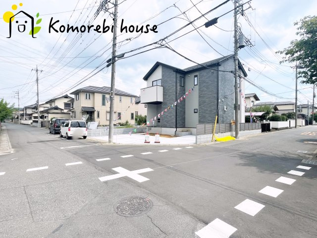 上尾市上　13期　新築一戸建て　LIGARE　01の前面道路含む現地写真|26.7.26　撮影済み