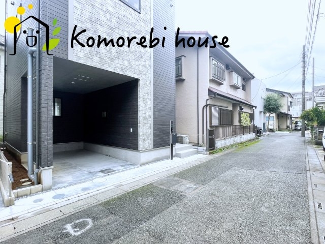 さいたま市北区大成町　新築一戸建て　ハートフルタウン　Aの前面道路含む現地写真|前面道路含む現地写真です
