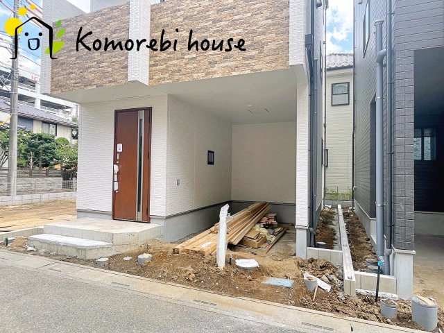 さいたま市北区大成町　新築一戸建て　ハートフルタウン　Bの駐車場|26.8.10　撮影済み