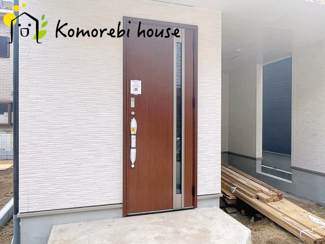 さいたま市北区大成町　新築一戸建て　ハートフルタウン　Bの玄関|26.8.10　撮影済み