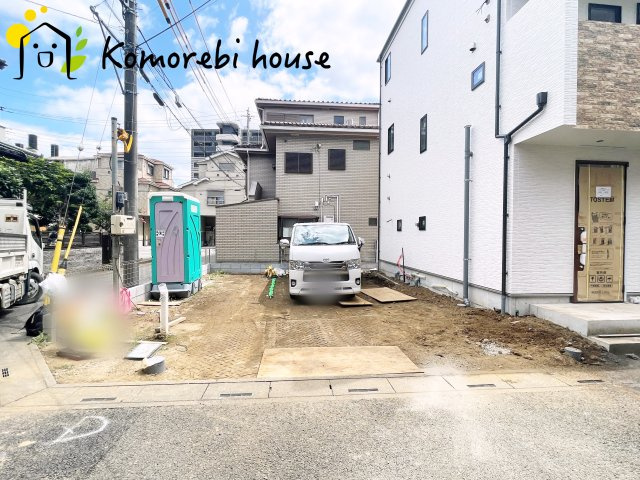 さいたま市北区大成町　新築一戸建て　ハートフルタウン　Cの駐車場|8/4撮影