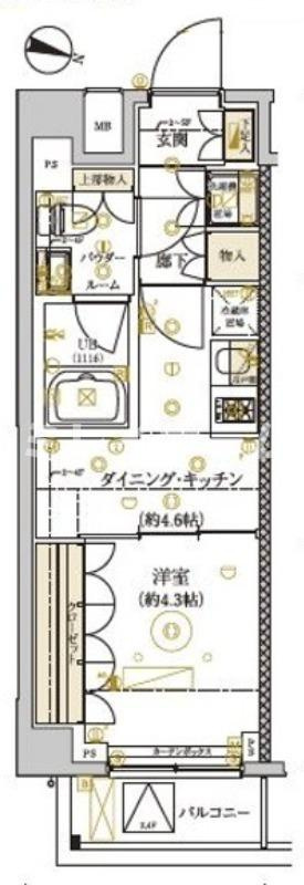 ドムス・スタイル武蔵小山の間取り