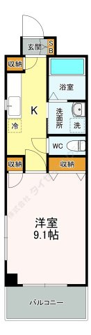 ルミエールＫの間取り