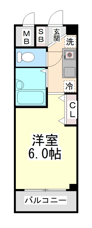 スペラーレ御影の間取り