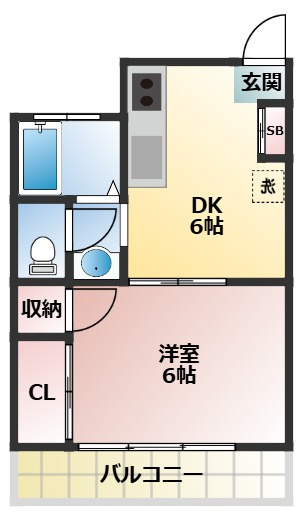 永瀬ビルの間取り