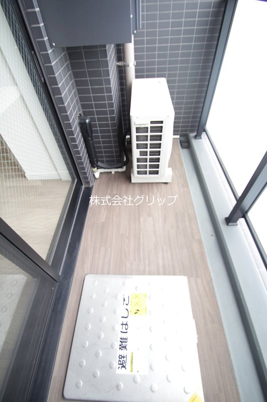 Le'a横濱ベイシティのバルコニー