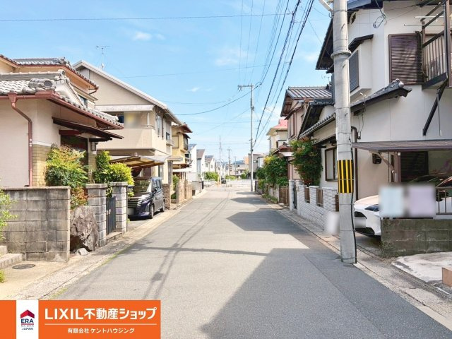 中古戸建　千代川町高野林西田の前面道路含む現地写真