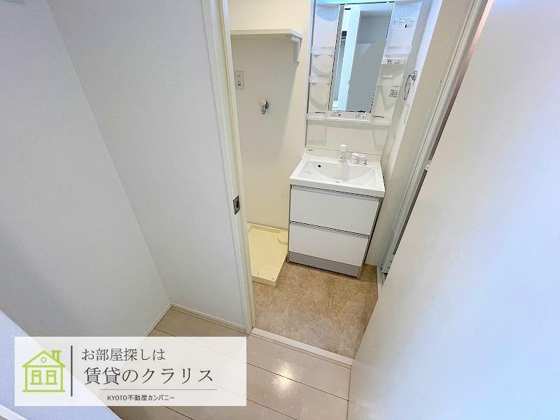 ハーモニーテラス壬生高樋町の洗面所