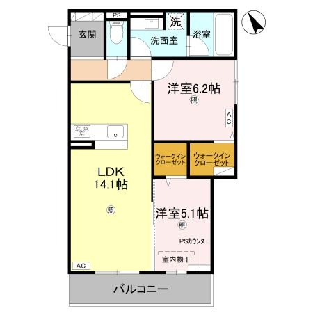 【間取り】 | ラヴィエール南茨木