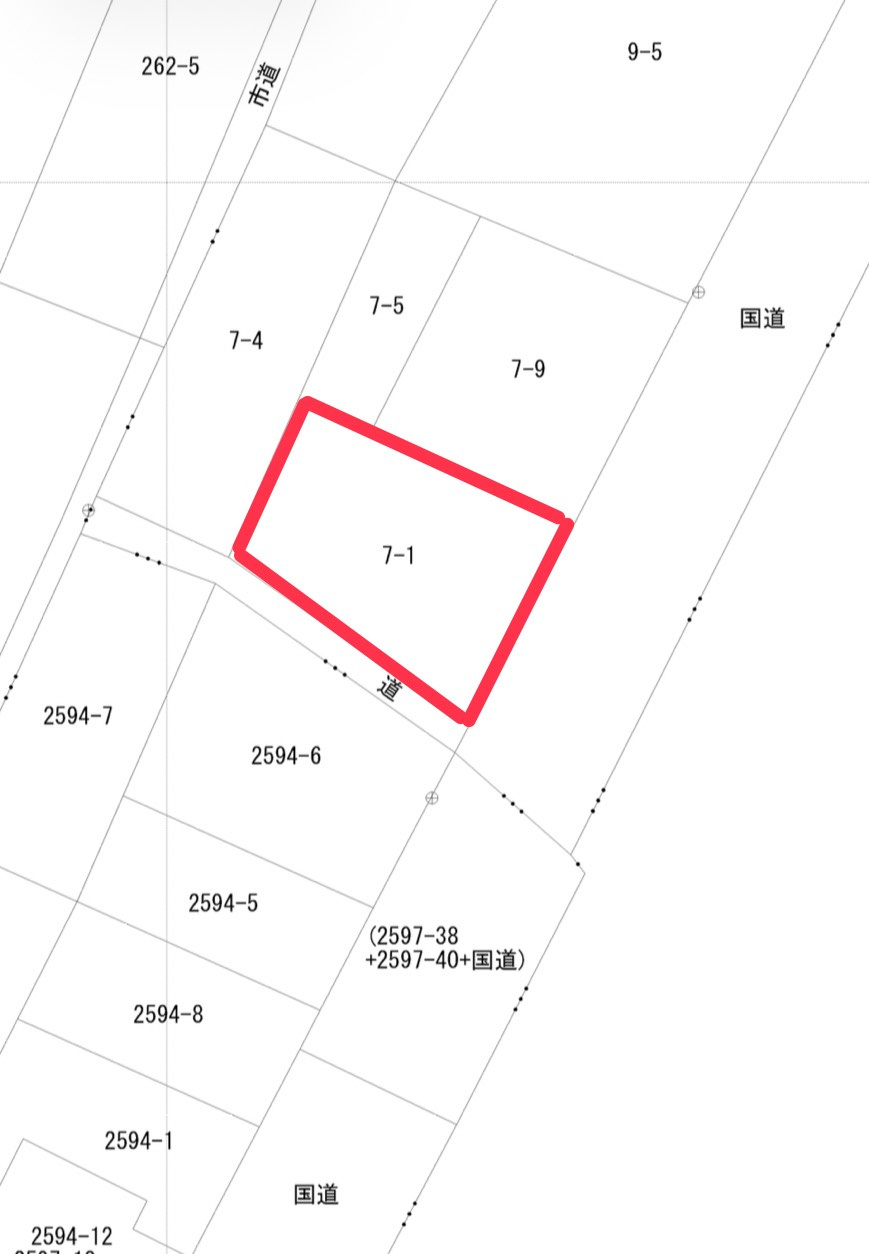 下野市笹原　土地の土地図
