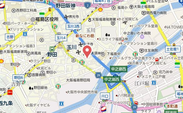 【地図】 | フジパレス福島ノース