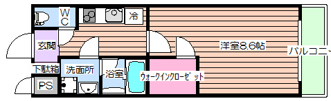 【間取り】 | フジパレス福島ノース