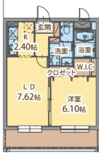 エスシードきよしが丘の間取り