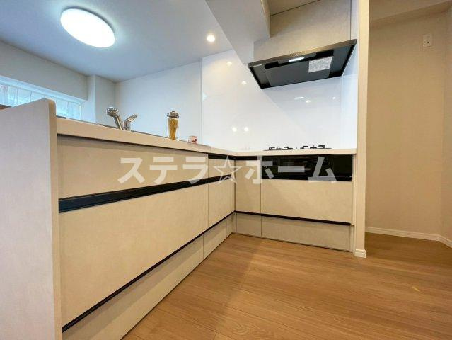 千里関大前コーポラスC棟のキッチン|使いやすいキッチンです
