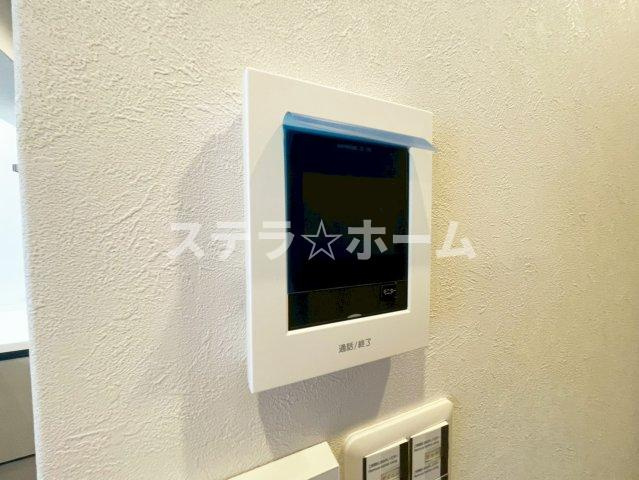 千里関大前コーポラスC棟の防犯設備|モニター付きインターホン