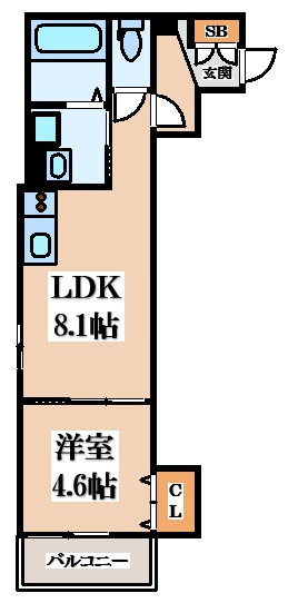【間取り】 | ティアラ北巽