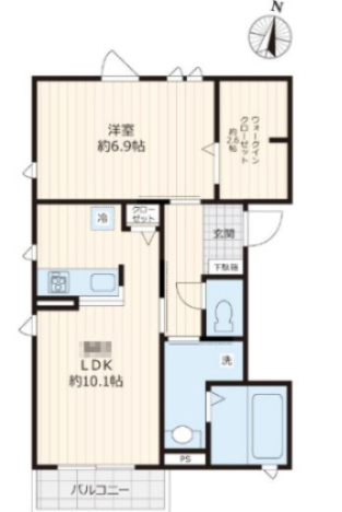 【間取り】 | Lien　Paulier