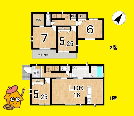 焼津市大村3丁目の間取り
