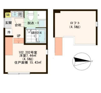 【間取り】 | ハーモニーテラス 梅島