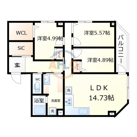 Urban Hills 東小橋の間取り|Urban Hills 東小橋　間取り