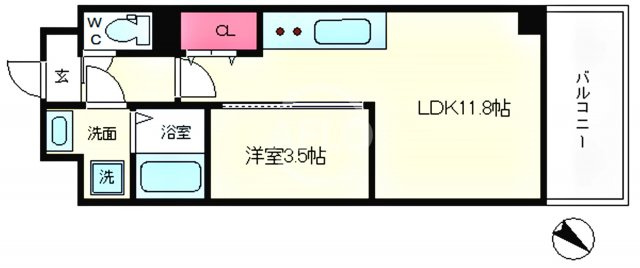 レクシア千代崎の間取り|レクシア千代崎　間取り