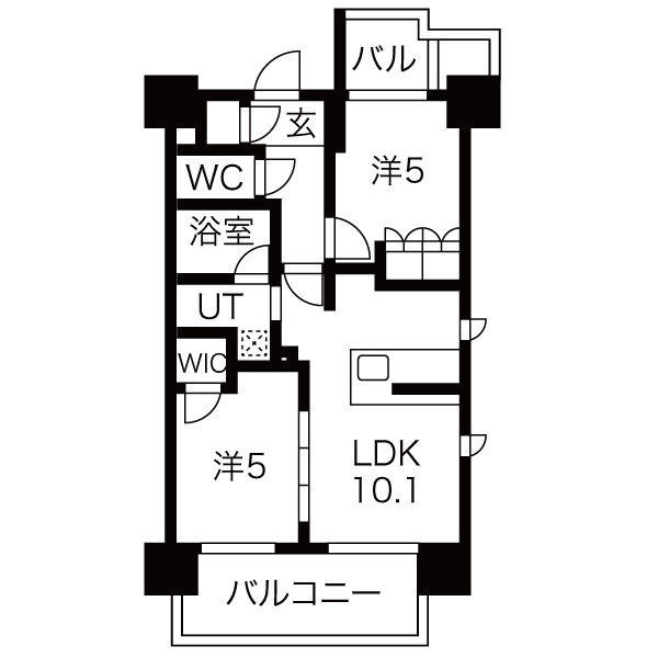 SK RESIDENCES SHINSAIBASHI（中央小学校区）の間取り|SK RESIDENCES SHINSAIBASHI　間取り