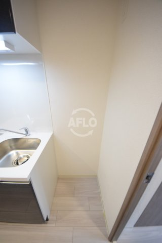 プレサンス谷町九丁目ディセオのキッチン|プレサンス谷町九丁目ディセオ　冷蔵庫置場