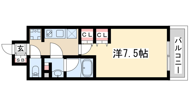 【間取り】 | コンフォリアリヴ新大阪Q