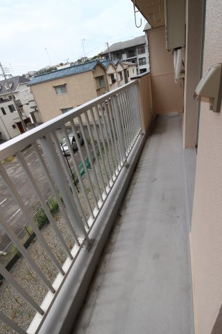 サンモール福田のバルコニー