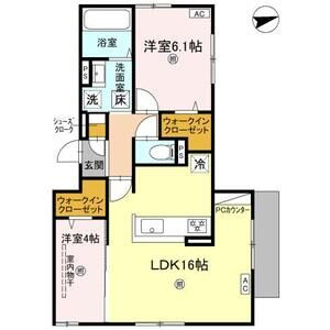D-residence上甲子園の間取り