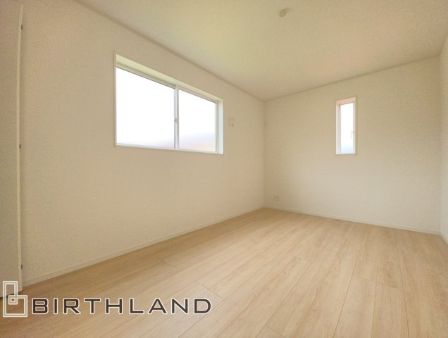 新築戸建・新築建売　白河市明戸第4　白河第三小・白河中央中の洋室|6.7帖の洋室は広々としておりご夫婦の主寝室としておすすめです！