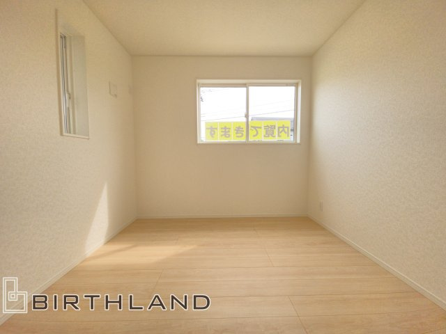 新築戸建・新築建売　白河市明戸第4　白河第三小・白河中央中の洋室|5帖の洋室はコンパクトなので空調効率が高く過ごしやすいプライベートルーム！