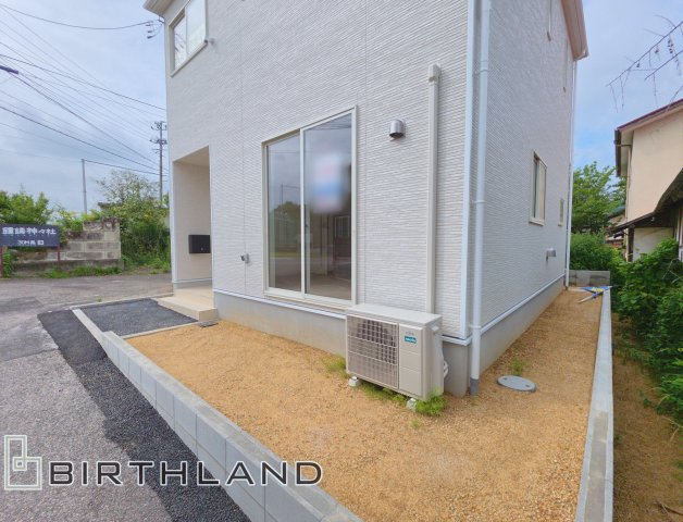 新築戸建・新築建売　白河市明戸第4　白河第三小・白河中央中の庭|お庭スペースではガーデニングなども楽しむことができます！