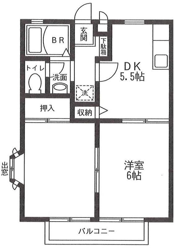 サンライフ妙蓮寺Aの間取り|間取りです。
