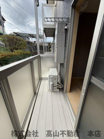 シャルム岡垣Ⅲのバルコニー