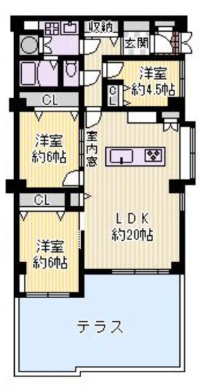 【間取り】 | ☆ジャルダン雲雀丘花屋敷