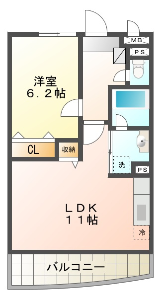 ボヌール有瀬の間取り|ボヌール有瀬