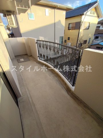 リヴァージュ北島のバルコニー