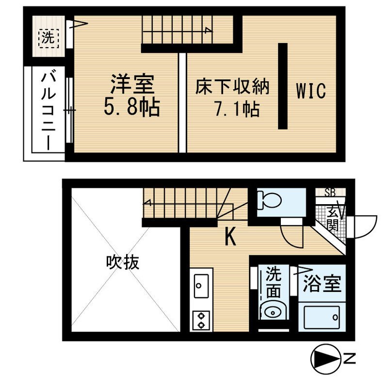 プティットメゾンの間取り