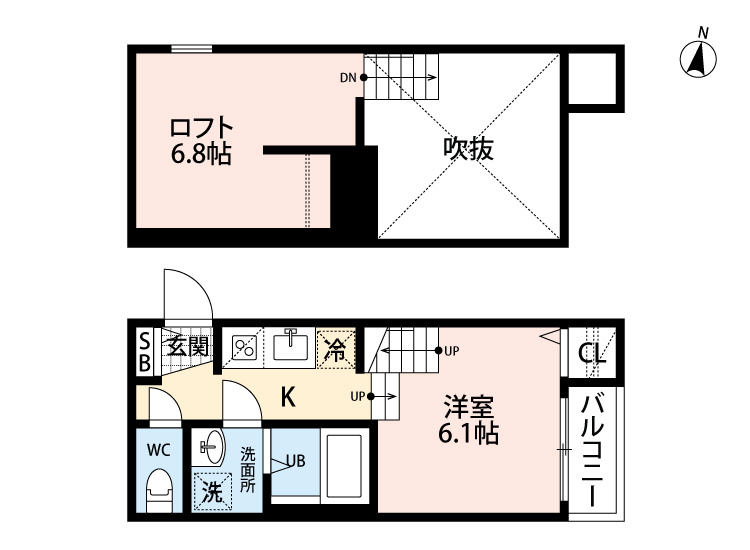 アリエッタ二日市の間取り