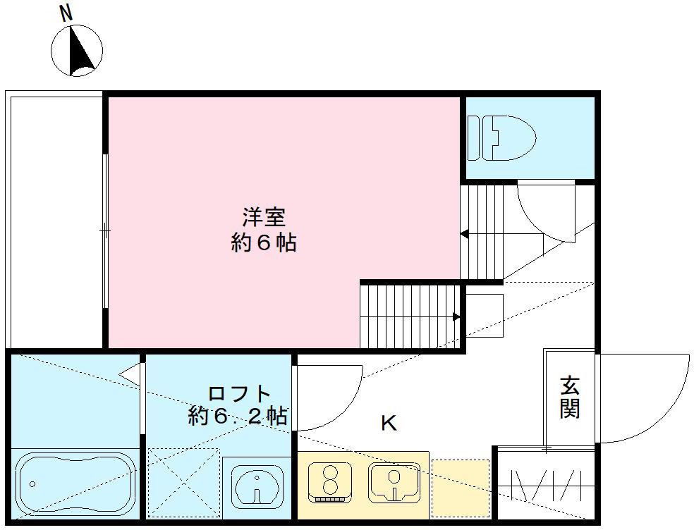 ステータス名駅西の間取り
