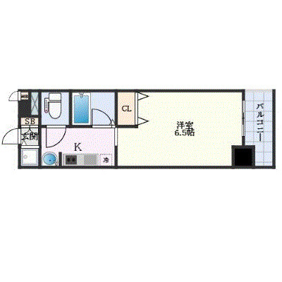プレサンス名古屋ＳＴＡＴＩＯＮアブソリュートの間取り