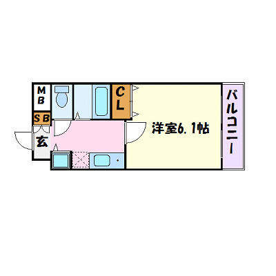 プレサンス覚王山Ｄ－ＳｔｙｌｅⅡの間取り