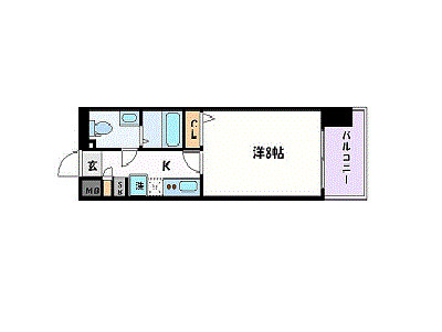 プレサンスmiu新栄の間取り